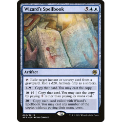 Wizard's Spellbook // Libro...