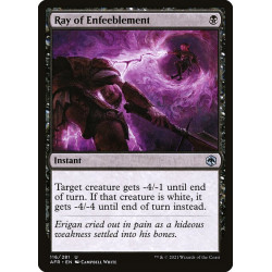 Ray of Enfeeblement // Rayo...