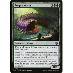 Purple Worm // Gusano púrpura