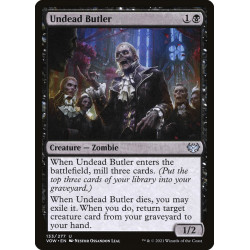 Undead Butler // Mayordomo...