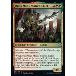 Rulik Mons, Warren Chief //...