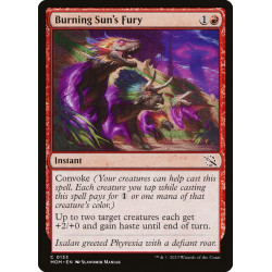 Burning Sun's Fury // Furia...