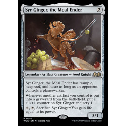 Syr Ginger, the Meal Ender...