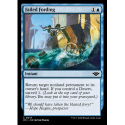 Failed Fording // Esguazo...