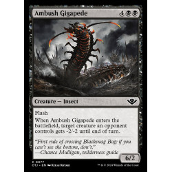 Ambush Gigapede // Gigápodo...