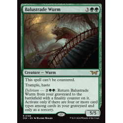 Balustrade Wurm // Sierpe...