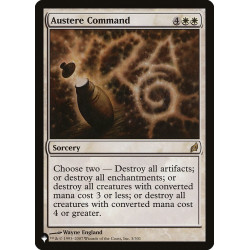 Austere Command // Dictado...